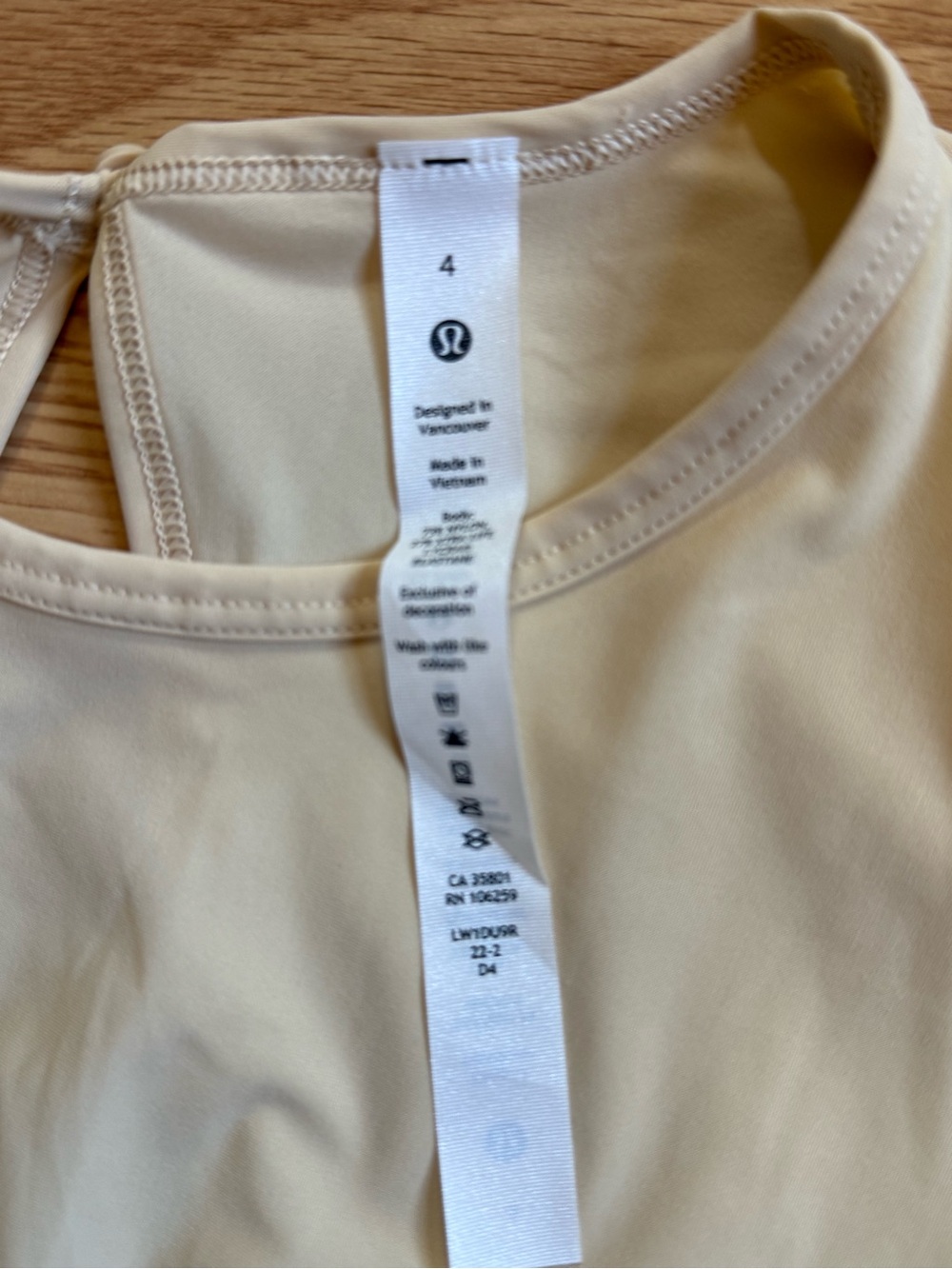 lululemon Lightweight High-Neck Romper in Prosecco - Picture 7 of 11